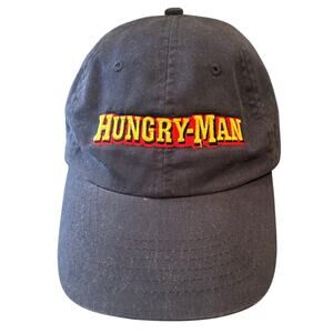 Hungry Man Ball Baseball Cap, Blue, Red, Yellow, Adjustable, EUC